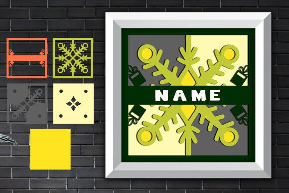 3D SVG Christmas Shadow Box Snowflake Review