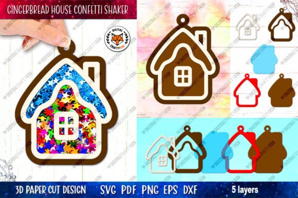 3D SVG Christmas Shaker for Branding