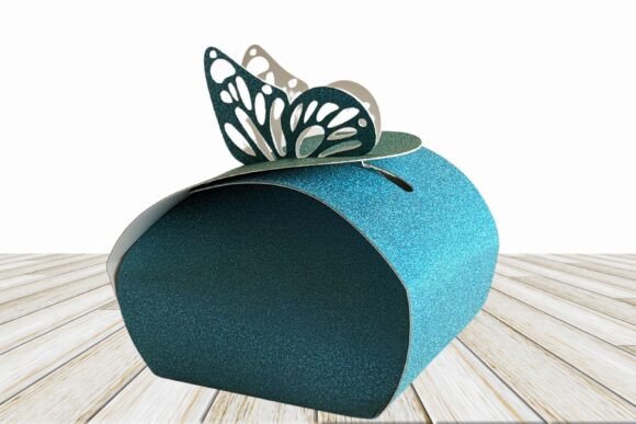 Butterfly Gift Box: 3D SVG for Mother S Day