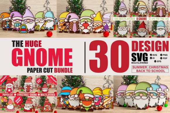 Christmas 3D SVG Gnome Bundle Review
