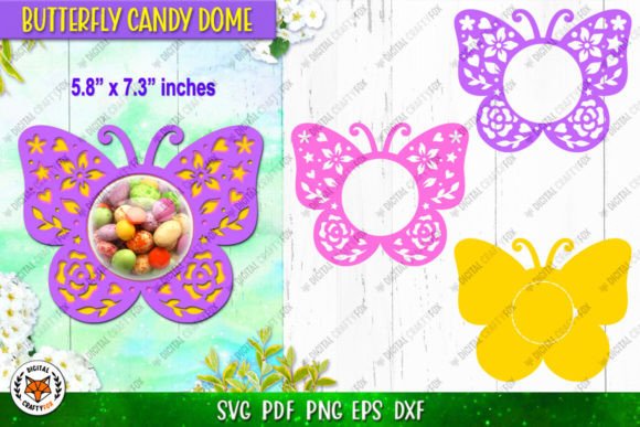 Review: Butterfly Candy DomeHolder 3D SVG Animals
