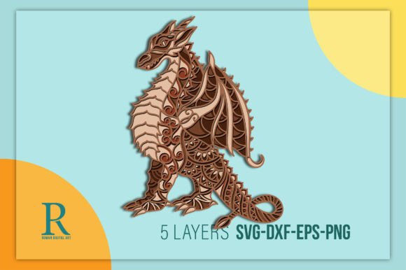 Review: Multilayered Dragon Mandala SVG Design