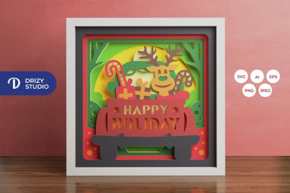 Review: Reindeer on a Christmas Truck 3D Shadow