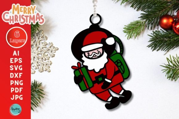 Reviewing 3D SVG Santa for Christmas Projects
