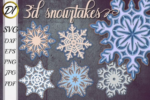Reviewing the 3D Layered Snowflake Bundle