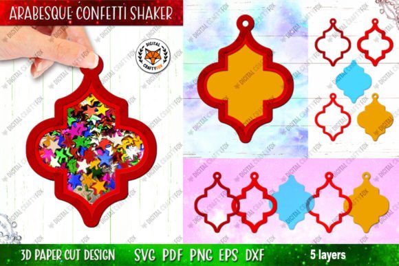 Reviewing the Arabesque Confetti Shaker SVG