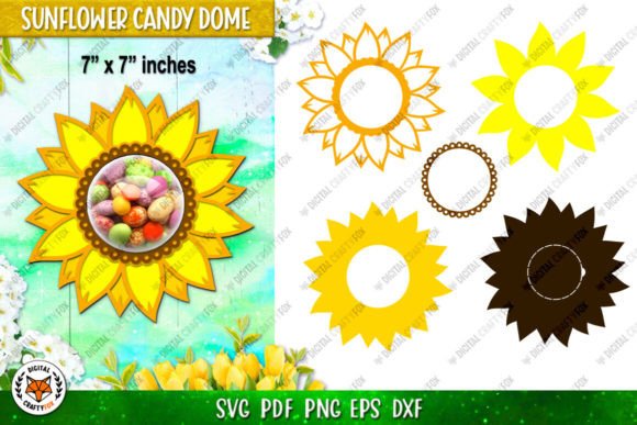 Reviewing the Sunflower Candy Dome Holder SVG