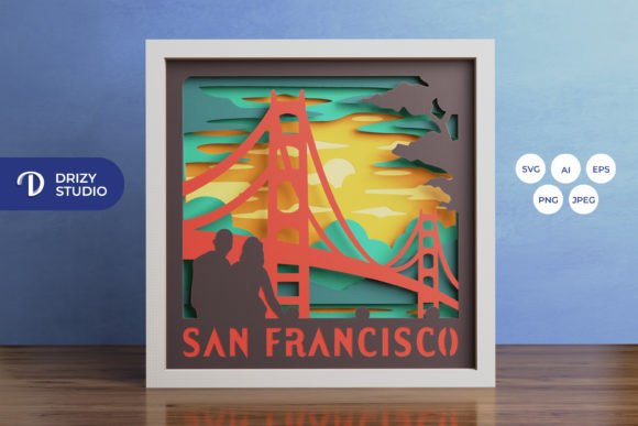 San Fransisco 3D SVG Shadow Boxes Review
