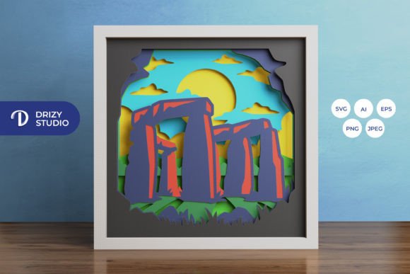 Stonehenge 3D SVG Shadow Box Review